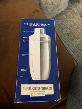 Restoration Hardware Super Chill Shaker — Blue Box Art